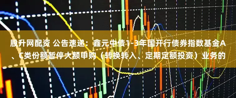 股升网配资 公告速递：鑫元中债1-3年国开行债券指数基金A、C类份额暂停大额申购（转换转入、定期定额投资）业务的