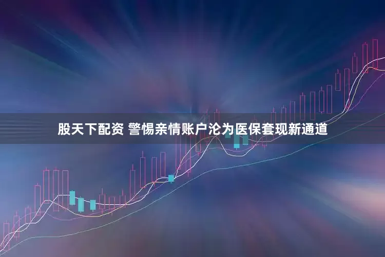 股天下配资 警惕亲情账户沦为医保套现新通道